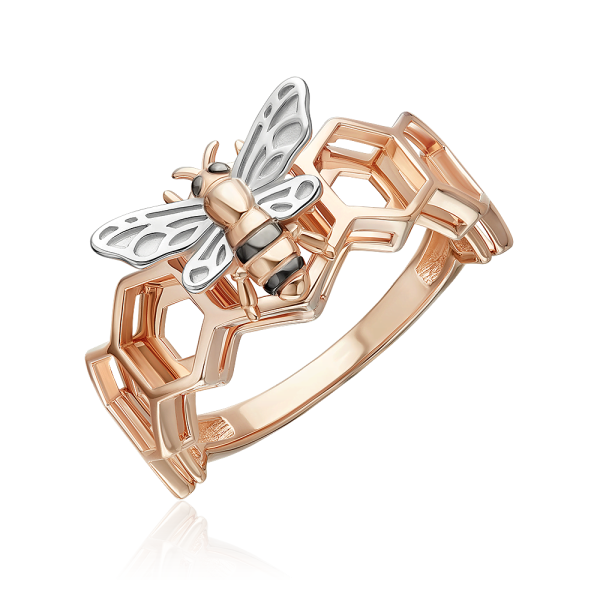 Золотое кольцо Пчела на сотах