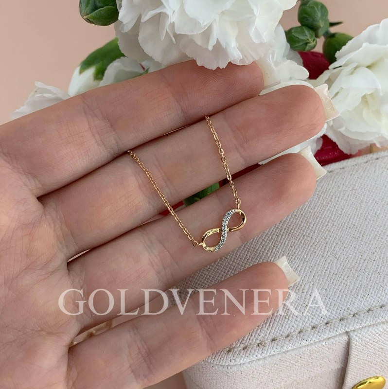 Колье из красного золота