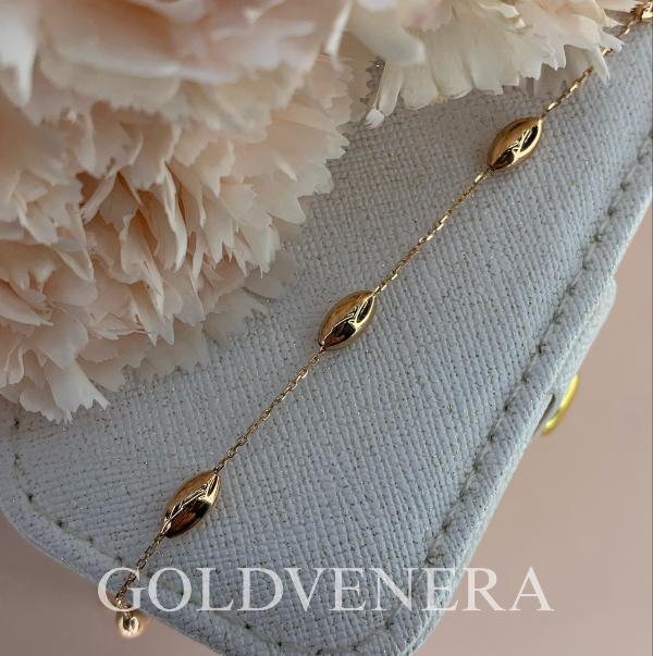 Браслет из красного золота