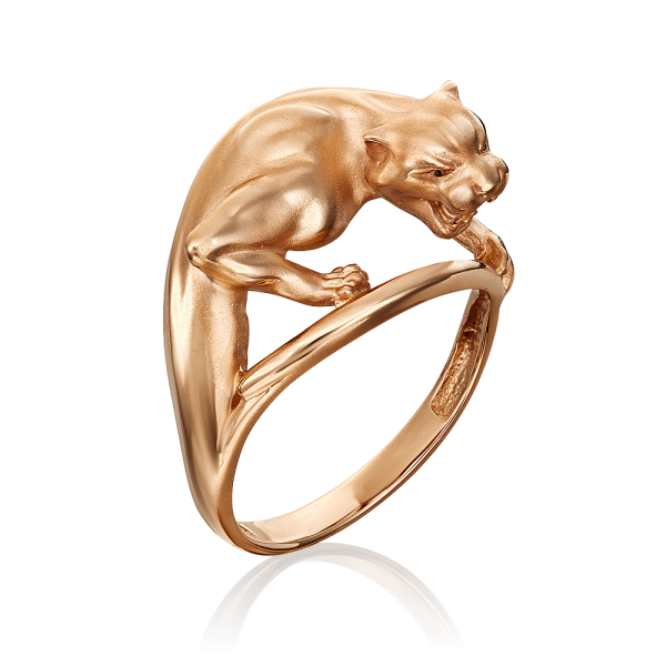 Золотое кольцо «Пантера»