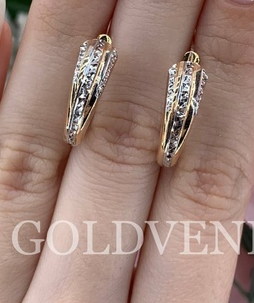 Золотые серьги